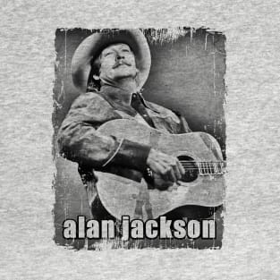 alan jackson vintage look - (country music) T-Shirt